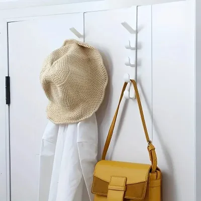 1pc Door Hook Wall Hanging Clothes Organizer